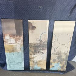 Set Of 3-  Abstract Art 
