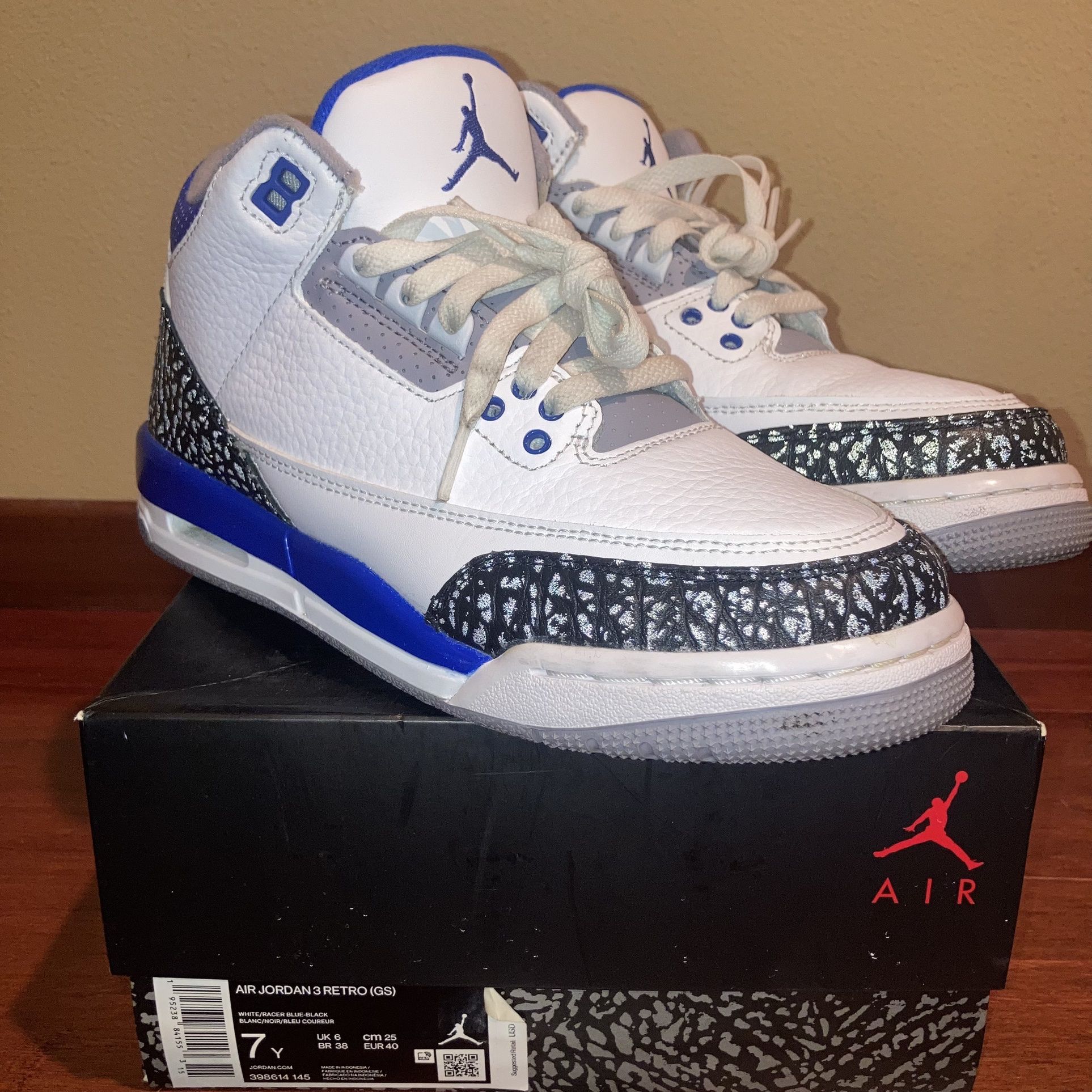 Air Jordan 3 Retro GS 'Racer Blue'