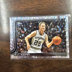 STEVE KERR SPURS WARRIORS COACH  TOPPS NBA SPORTS CARD!