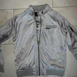 Grey members Only Jacket