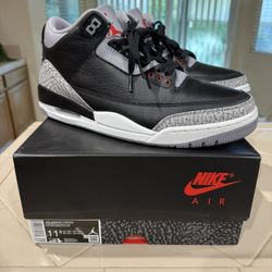 Jordan 3 Black Cement 2024