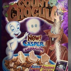 👻 Count Chocula Cereal Box – Sealed Casper Edition (1990s)