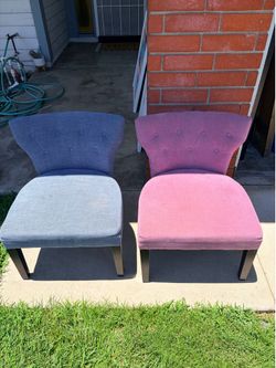 Pink & Blue Chairs