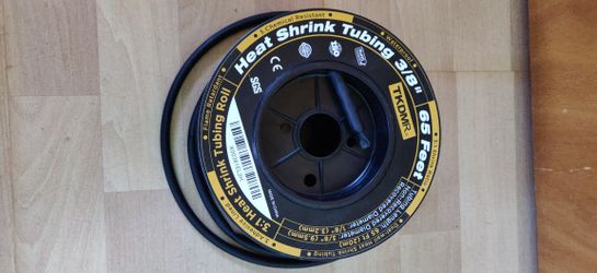Heat Shrink Tubing 3/8" 60+ Feet Long $25