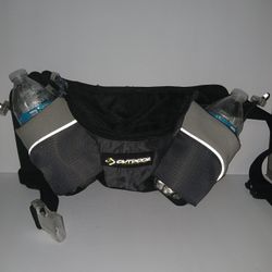 Outdoor Products Hydration Waist Pack Double Sprinter Fanny Pack 2 Bottles