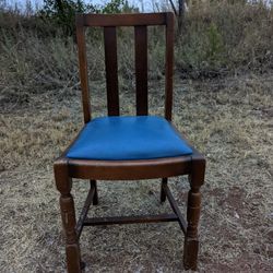 Vintage Solid Wood Desk Or Dining Chair 