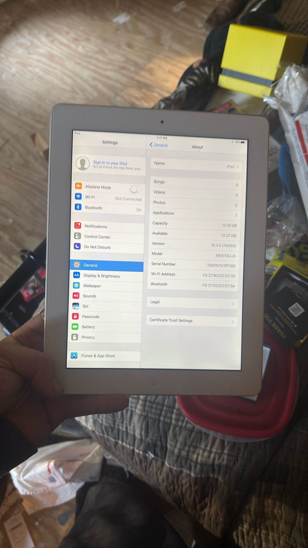 Brand New Never Used iPad 4th Gen