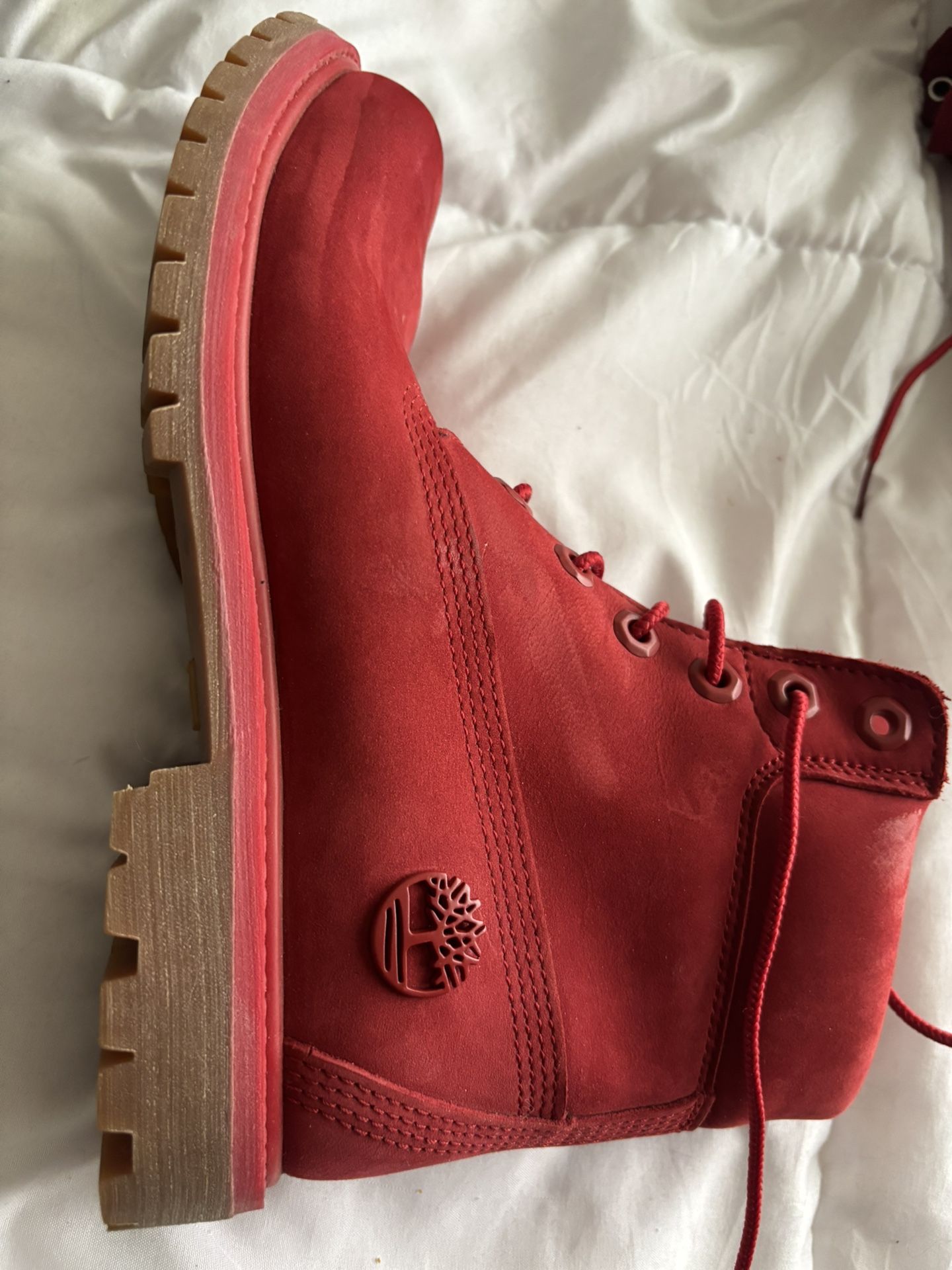 Size 6.5 Timberland Premium 6 In Waterproof Boot-Ruby Nubuck