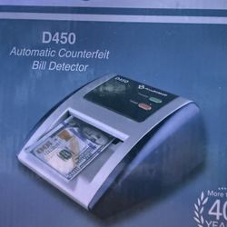 AcuuBanker automatic counterfeit bill detector D450