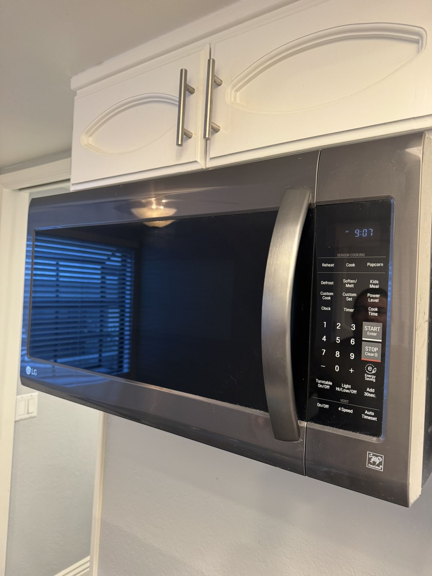 LG Black Microwave Range