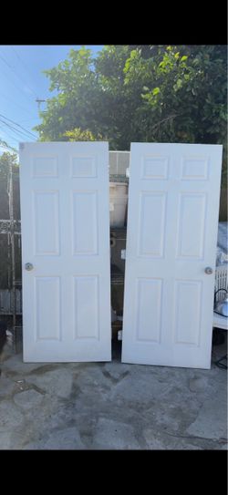 White inside doors