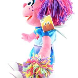 Large Flower ABBY CADABBY Pink Plush Sesame Street Place NWT 15"