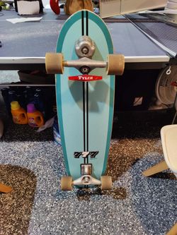 Tyler 777 Carver Surfskate with Yow S5 trucks