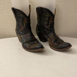Heritage boot co black Multicolor Boots Ladies Size 7.5 