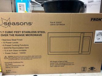 Stainless steel microwave