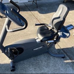 C846i Precor Recumbent Stationary Exercise Bike $500