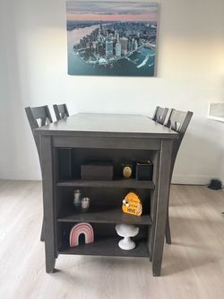 Dining table with chairs
