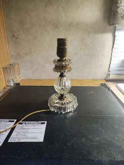 Vintage Crystal Desk/Table Lamp