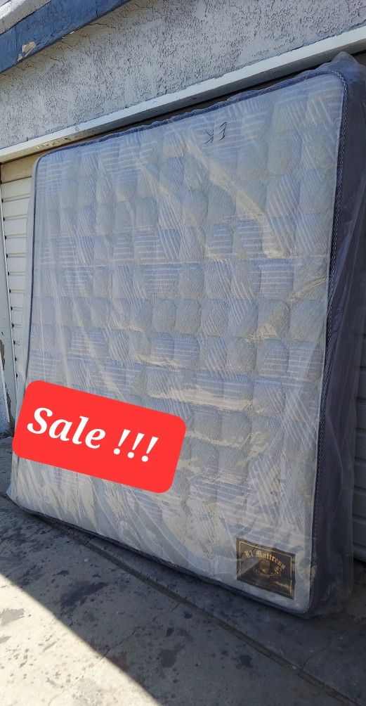 New Cal King California or Eastern King Mattress Only Orthopedic Brand New Mattresses || Colchon California King Solo Ortopedico Nuevo Colchones