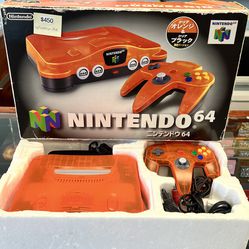 ❗️Limited Edition ❗️CIB Orange "Daiei Hawks" Nintendo 64