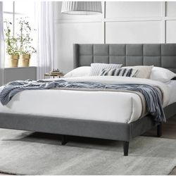 Queen Size Bed Frame With Mattress 