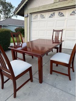 Dining Table With 4 Chairs