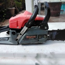Homdox 20inch Chain Saw  -  Needs Tuneup Up - Starts Then Sputters Out. No Deliveries 