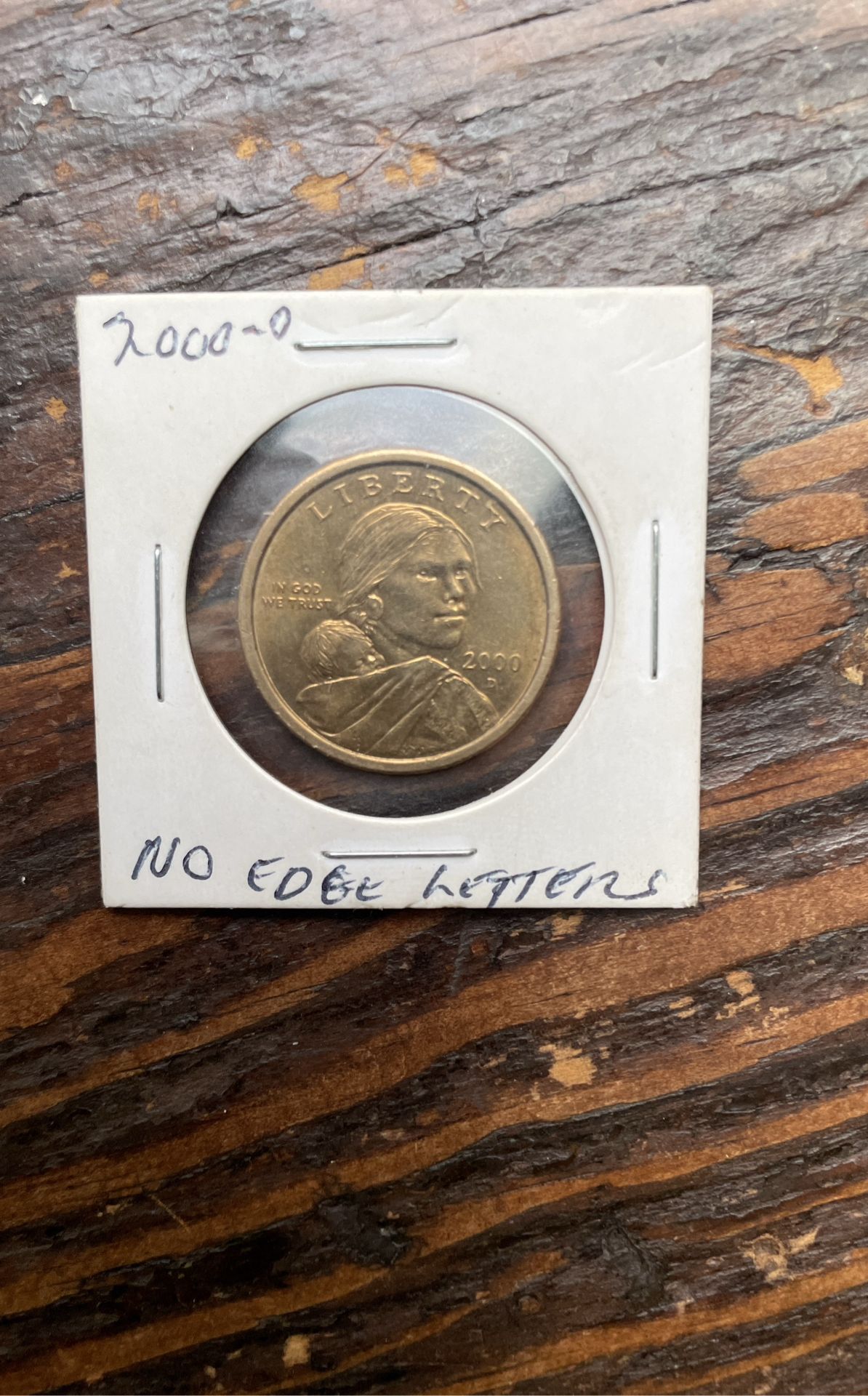 2000-d Sacagawea $1 Error