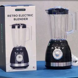 40$ Servappetit Black 50s Retro Style Electric Countertop Blender New I Can Deliver 