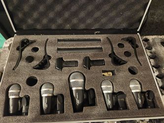 Pyle PDKM7 7 Microphone Wired Drum Kit