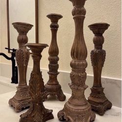 Ornate Candle Stands