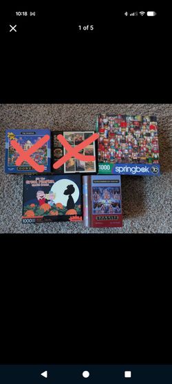 Jigsaw Puzzles Lot - Dowdle, Springbok, Aquarius  1000 Piece