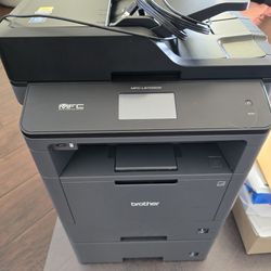Professional Printer Setup With Supplies
