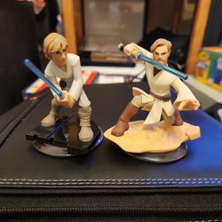 Disney Infinity Star Wars Obi-Wan And Luke Skywalker Figures