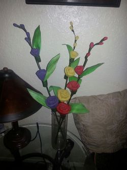 Handmade corn husks flowers