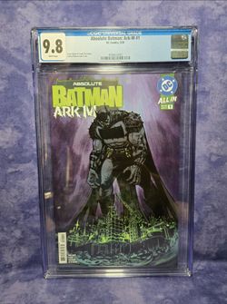 Absolute Batman Ark-M #1 2026 CGC 9.8 WP Origin of Ark-M
