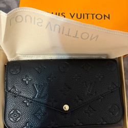 Black Wallet Crossbody Shoulder Purse