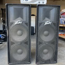 Peavy DJ speakers 
