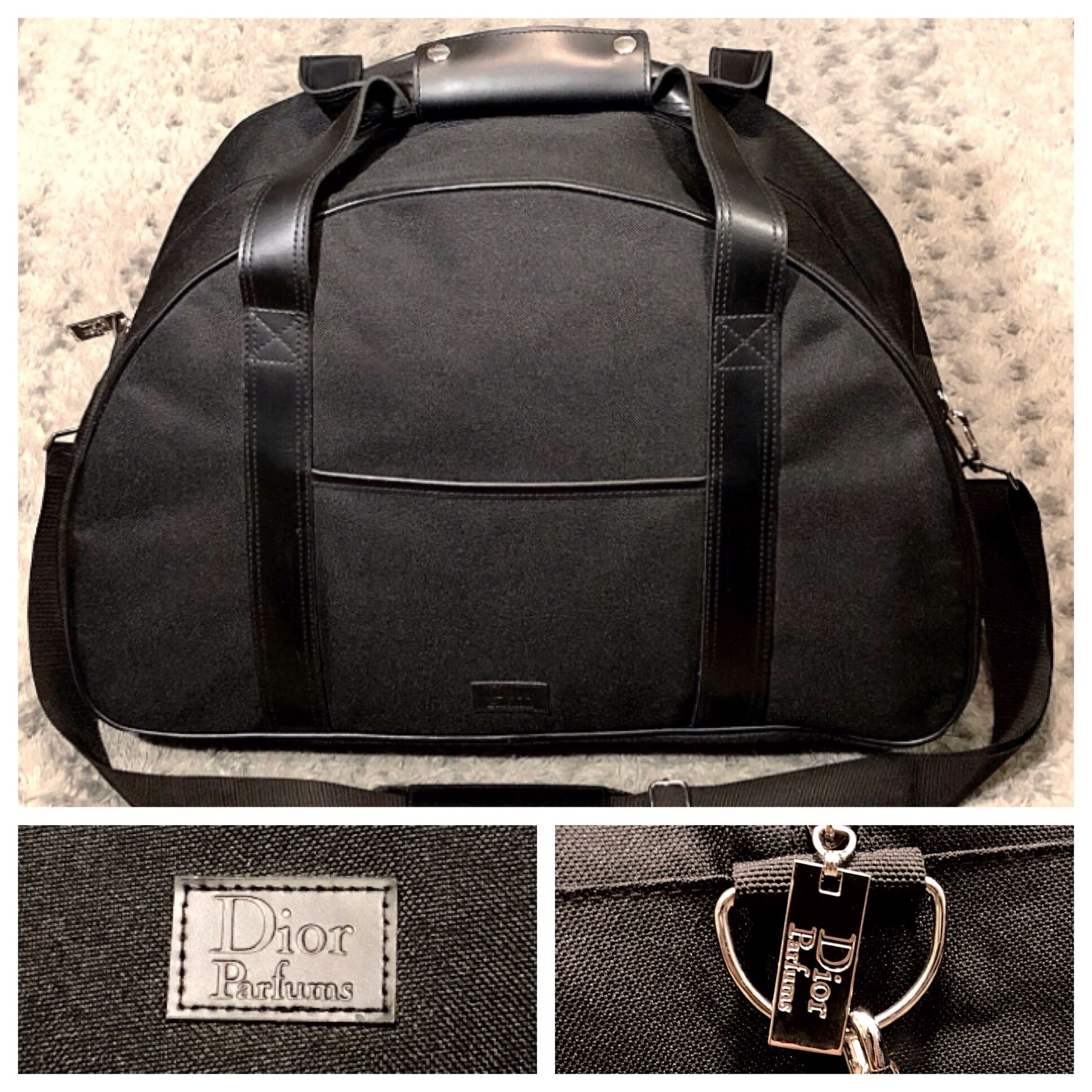 New! Dior parfums crossbody bag! Brand new never used crossbody bag. Perfect for your weekend travel or work everyday bag. Measurements 19in long, 13