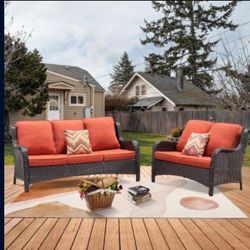 Complete Patio Furniture Set With Fire Pit Propane Brand New Patio Furniture ππΊπβοΈπ