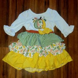 Girl's Thanksgiving/fall Dress