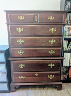 Mahogany Red Large Wooden Dresser Excellent condition