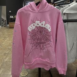 Sp5der Web Pink Hoodie