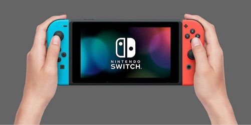 Nintendo Switch with Neon Joy-Cons