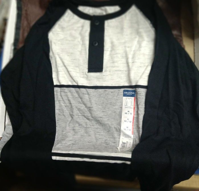 Arizona Long Sleeve Boys Size 10-12