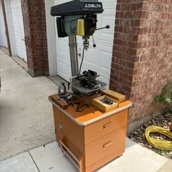 Delta Multi Speed Drill Press With Every Accessory 