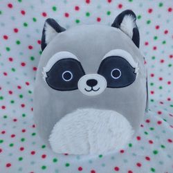 Squishmallow
• Rocky the raccoon
• 8 inch
