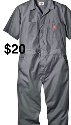 Dickies work coveralls size small gray