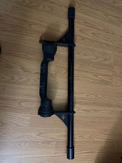 Vulgar USA crash bar and freestyle mount combo 06^ dyna