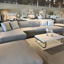 Grey 4PC Sectional